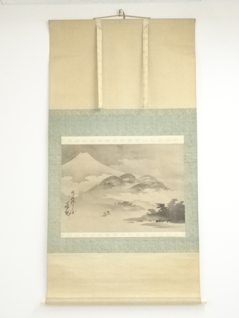 [ 道具 ] 道具 高田敬輔筆 三保の松原 肉筆紙本掛軸宗 souお茶道具・着物のお店